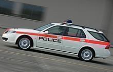 Saab Polizeifahrzeug 